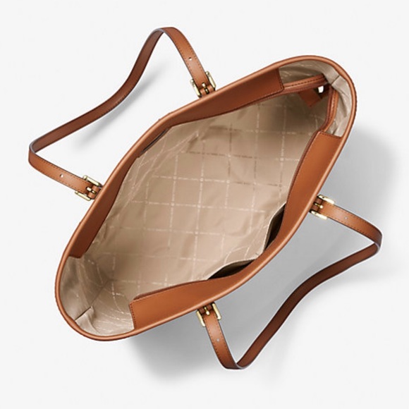 NWT * MICHAEL KORS * Jet Set Travel Small Logo Tote Bag - Picture 3 of 4